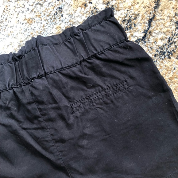 Dex black paper bag fabric shorts - Picture 13 of 13